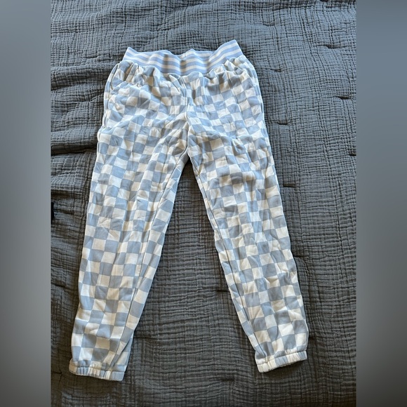 Marine Layer Pants - Marine layer checkered anytime sweatpants